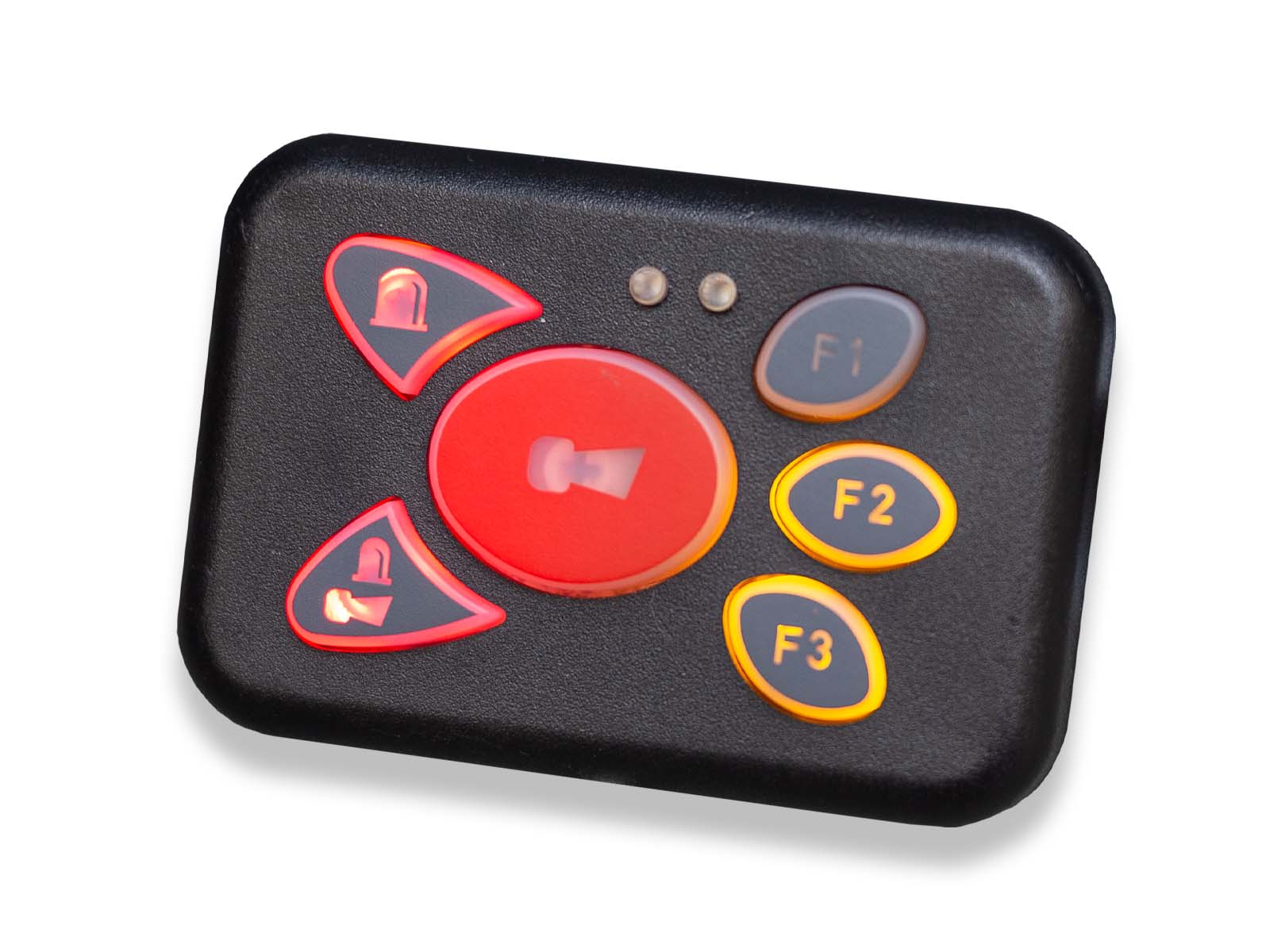 BT-210 Mini Control Unit Lit Angle View