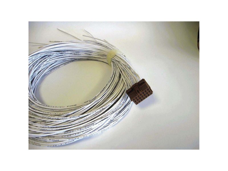 Vehicle Harness with Roof Connector Wiring