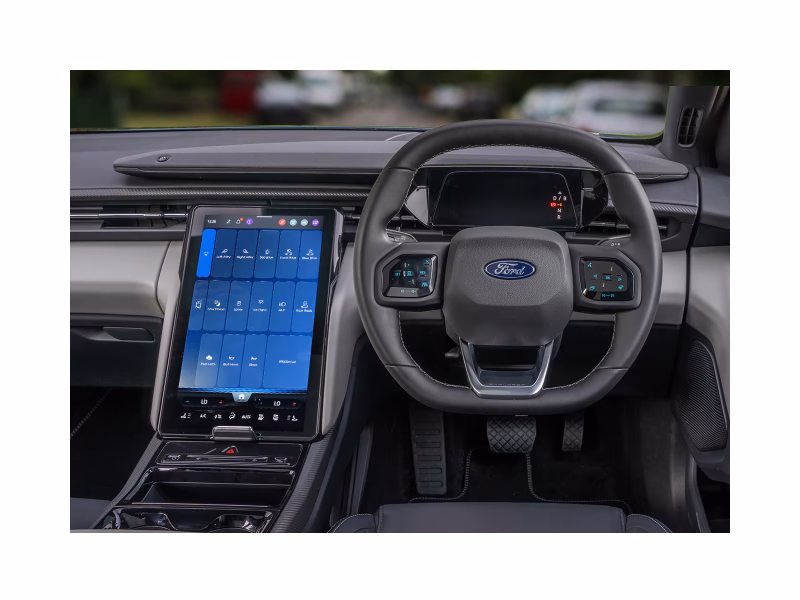 UniScreen OEM Touchscreen integration shown on Ford Explorer