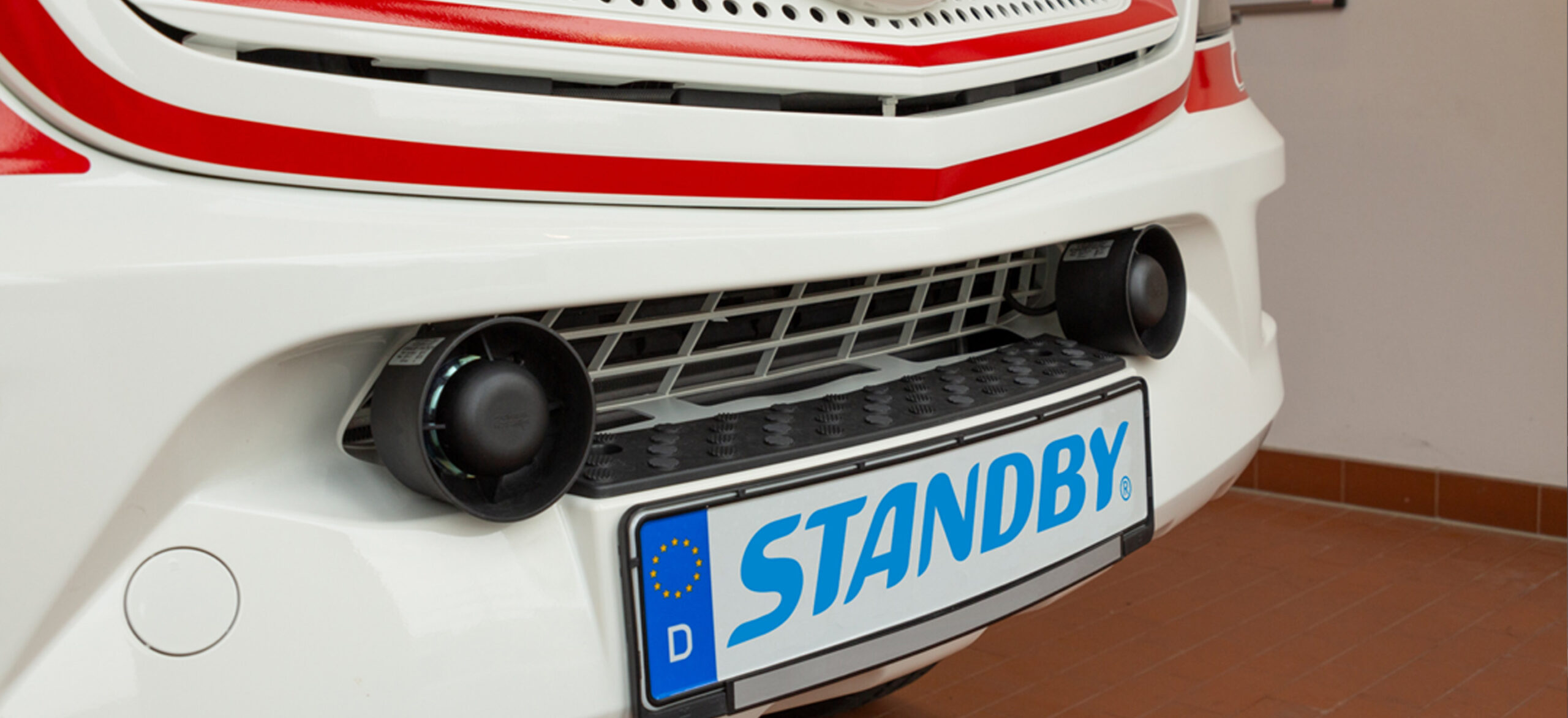 Sirenenverstärker und Lautsprecher