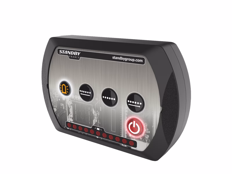 Boitier 4 touches pour rampe Aéroport