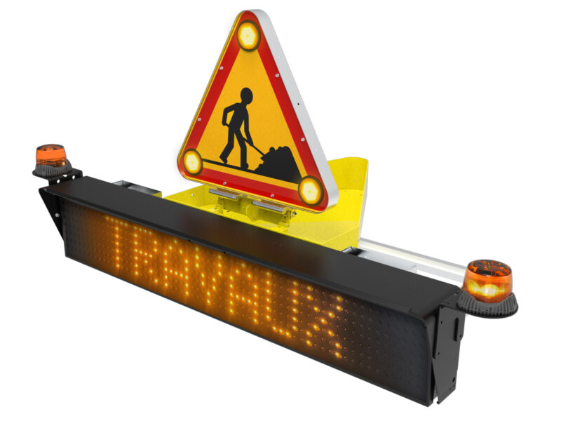 Panneau à message avec châssis AKIO Sapeurs-Pompiers