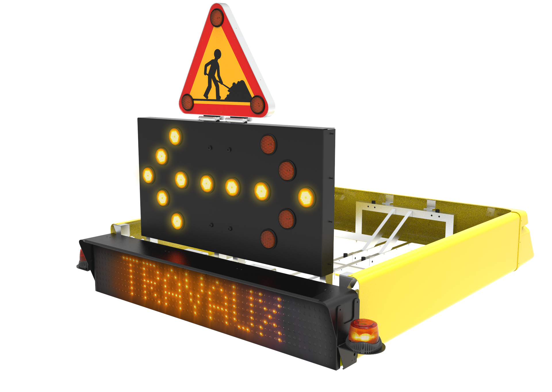 Flèche lumineuse d'urgence 14 feux NORA