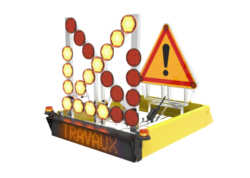 Flèche lumineuse d'urgence 23 feux ZENO