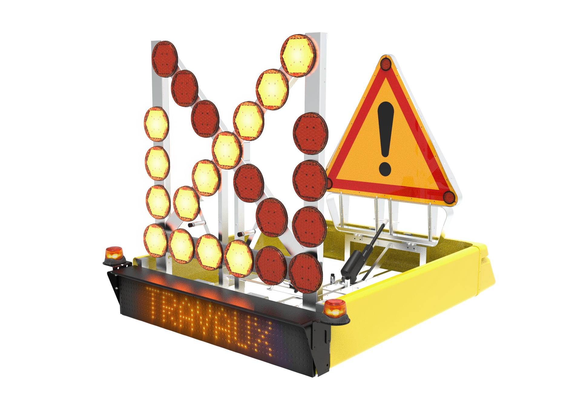 Flèche lumineuse d'urgence 23 feux ZENO