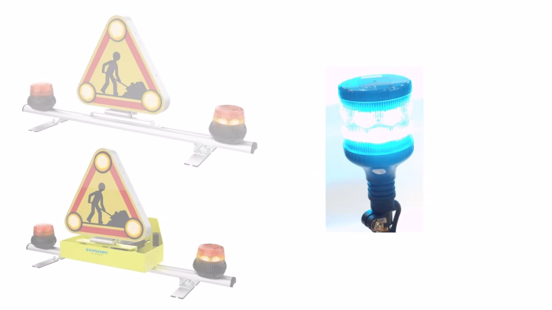 Option Gyroled bleu hivernage pour barre ECLAIR