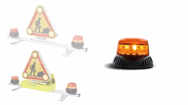 Option Gyroled Orange M130 Classe 2 pour barre ECLAIR