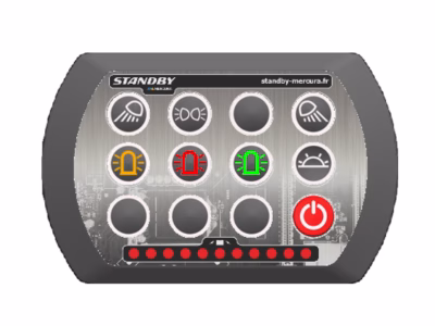 Boitier de commande 8 touches CCS VEGA Aéroport