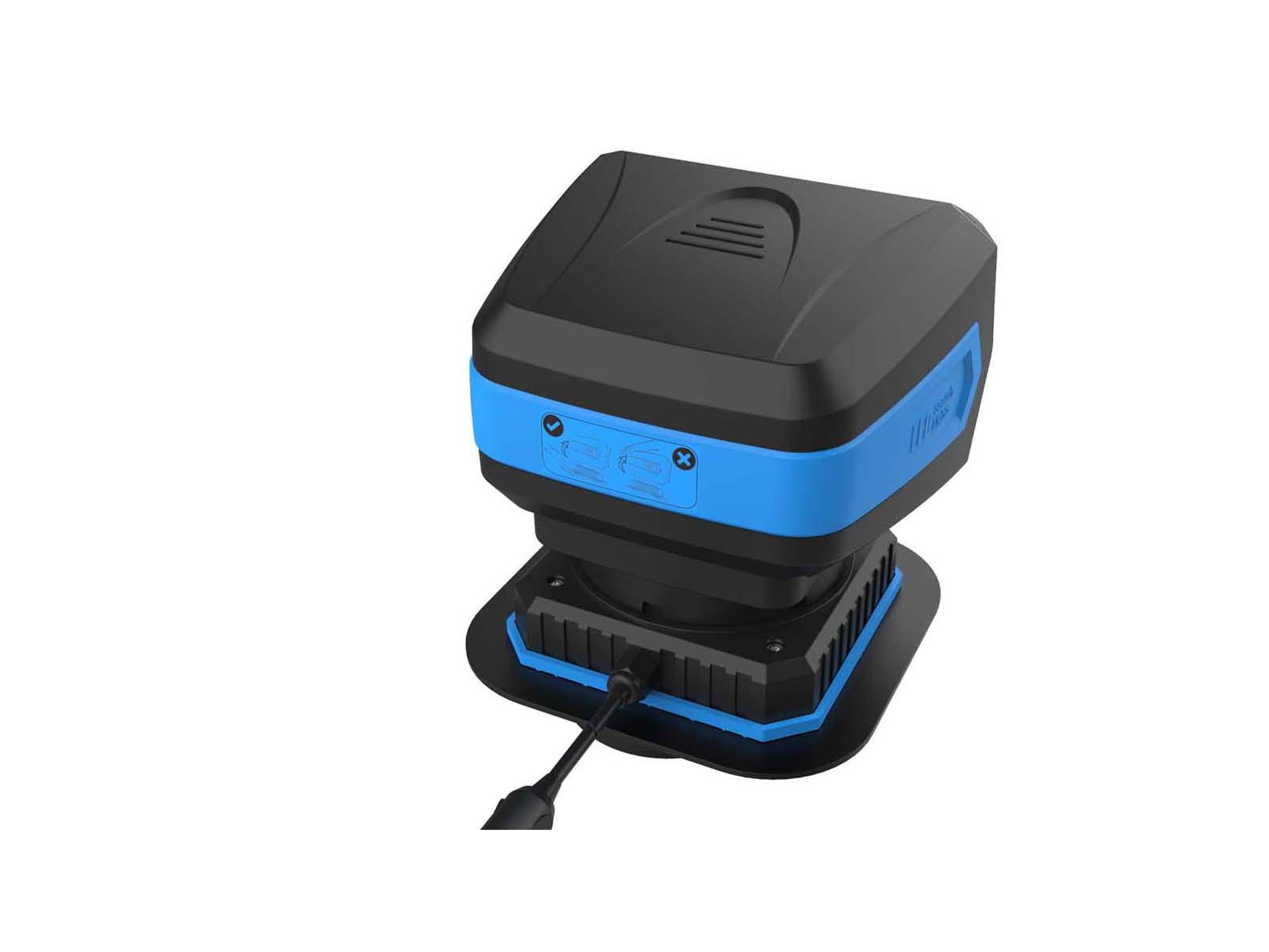 Projecteur de recherche motorisé Laser 2 montage magnétique