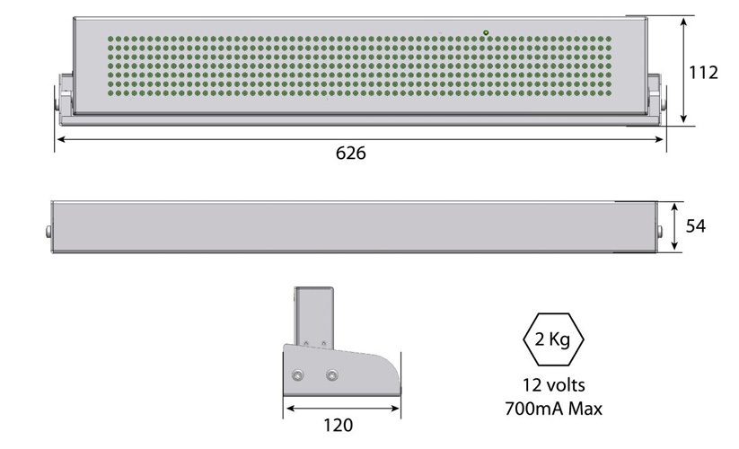 Schema - dimensions PMV autonome relevable
