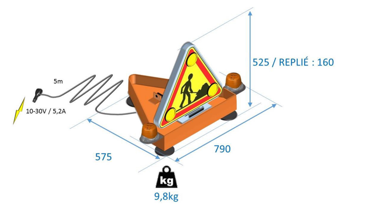 Schema - triangle relevage électrique