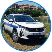 Signalisation lumineuse pour véhicule de police municipale