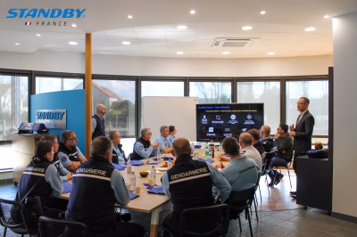 Accueil des cadres de la Gendarmerie du Loir-et-Cher par les équipes de Standby France