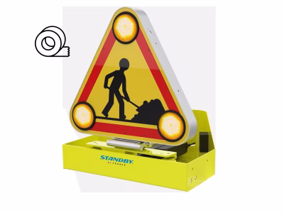 Fixations à coller pour triangle à relevage électrique