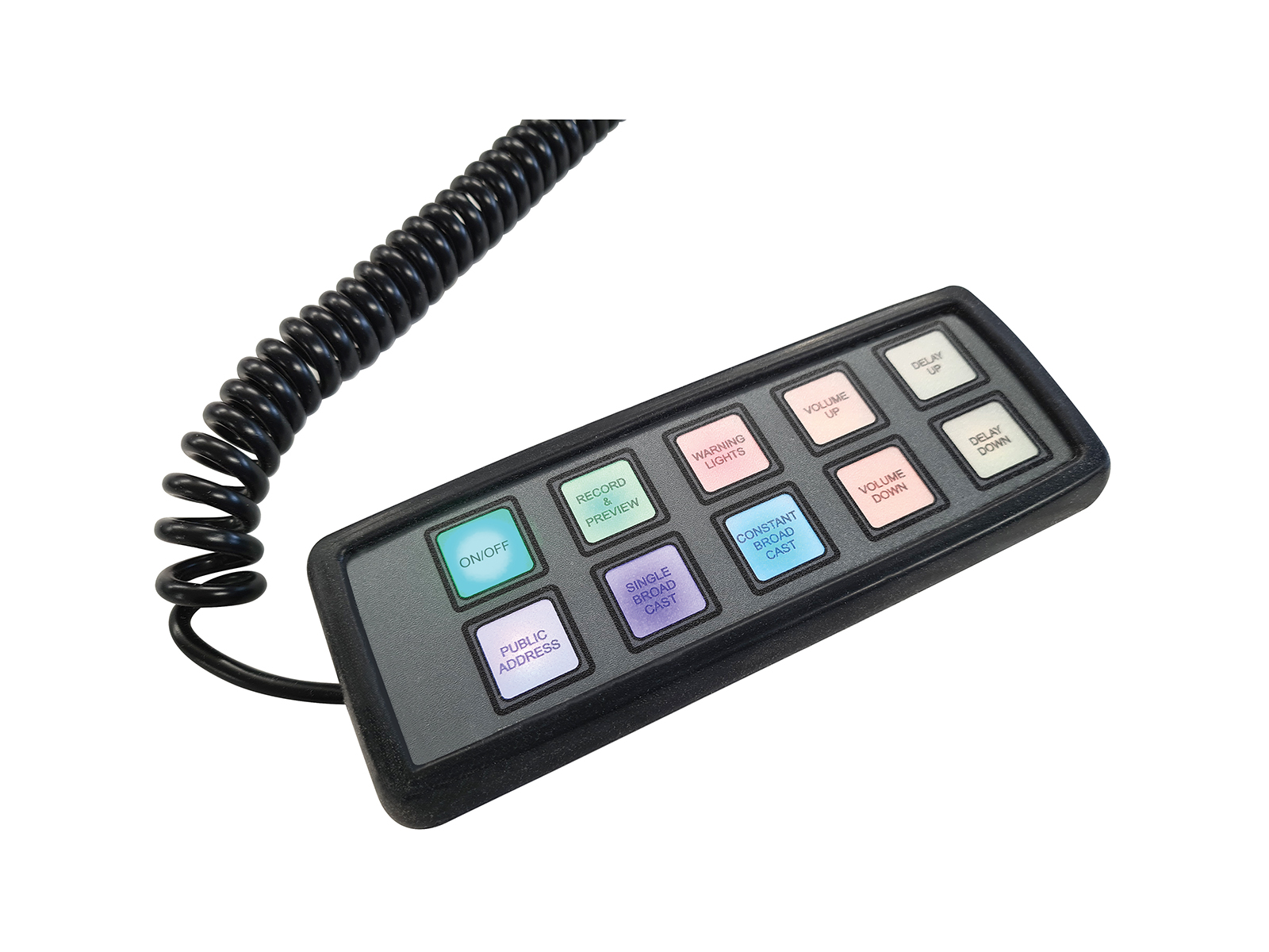 AUT-500 High Power Auto Recall Unit Handset Angle View