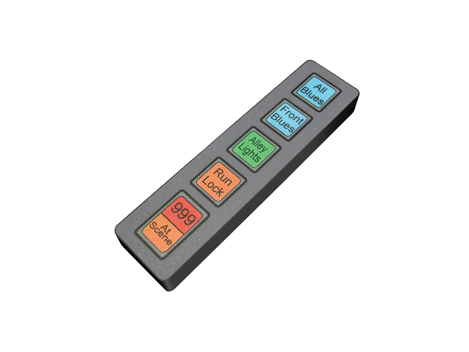 MCS-F5 Slimline Switch Unit 4 Button Plus Double