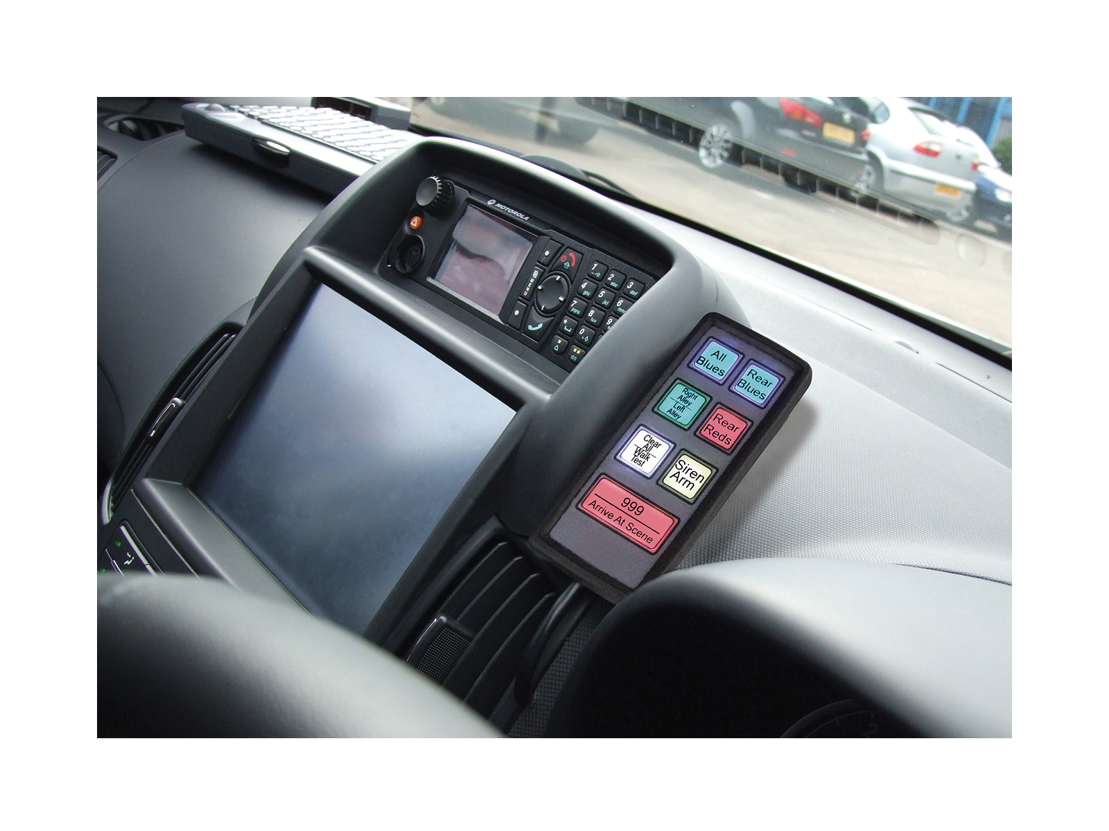 UNI-MIN-XXX MCS-T8 Mini Handset Dash Mounted