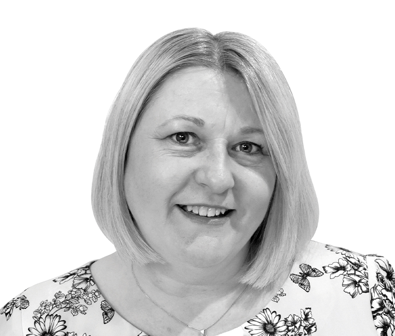 Gail Ellis is Standby UK's After Sales Administrator, this is her black and white headshot.