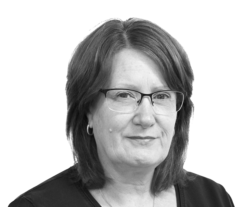 Helen Williams is Standby UK's Marketing Design Co-ordinator, this is her black and white headshot.