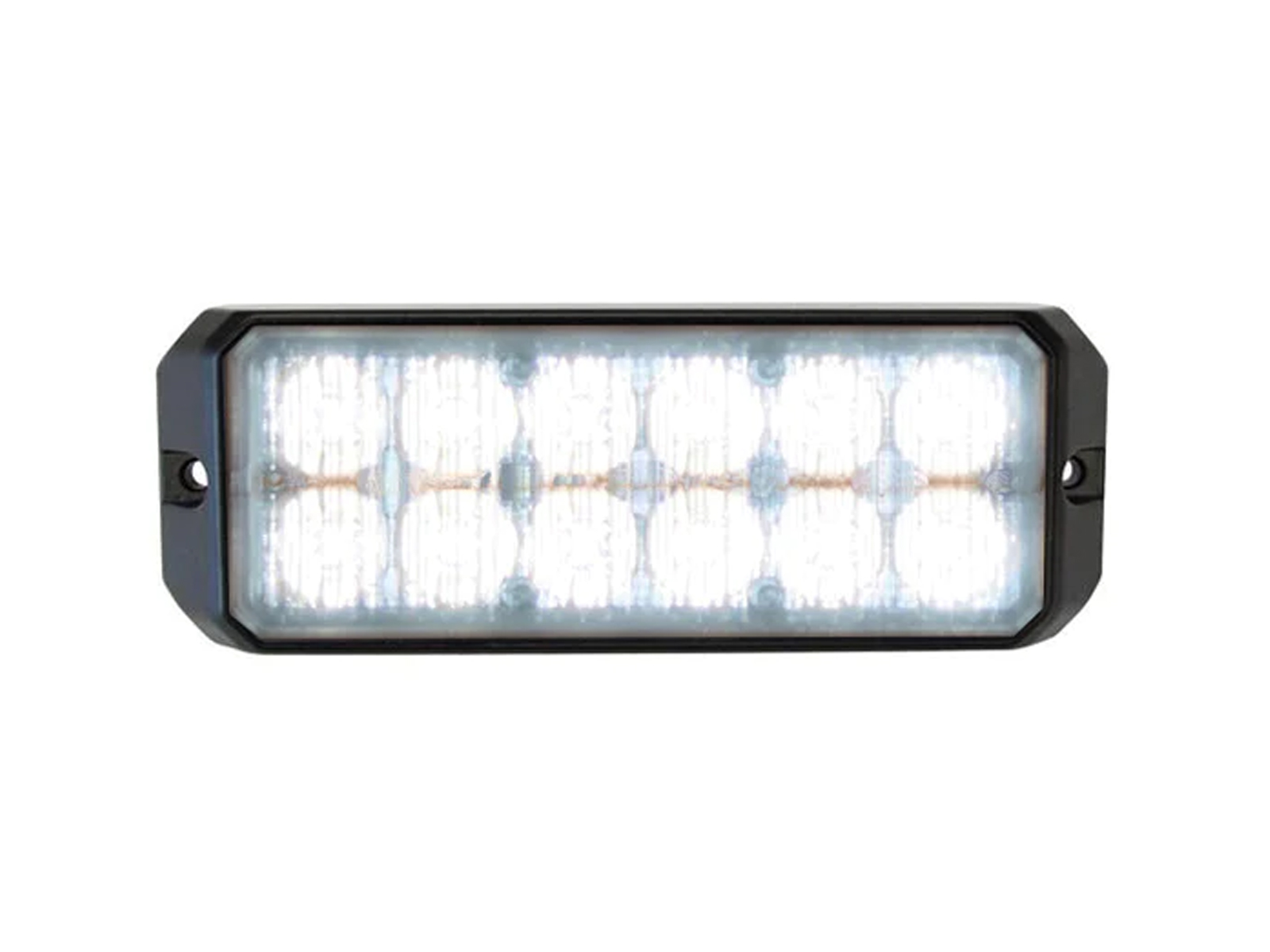 Mini Stealth - 12-Way Double Stacked (MS26) White Lit Front View