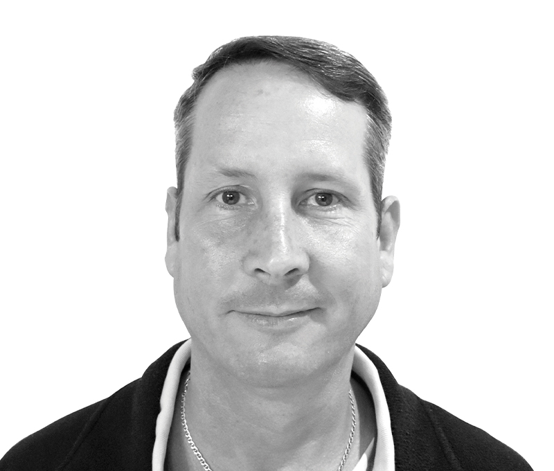 Ivan Kaminski is Standby UK's Technical Administrator, this is his black and white headshot.