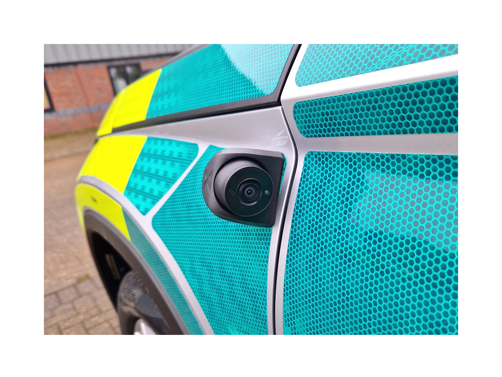 External Mini Side-View Camera – 1080P In SItu Ambulance Wheel Arch Left