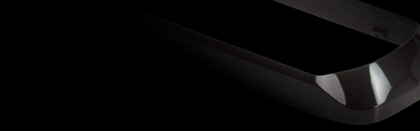 Black LED Module Bezel on Right Hand Side Blending in from Black