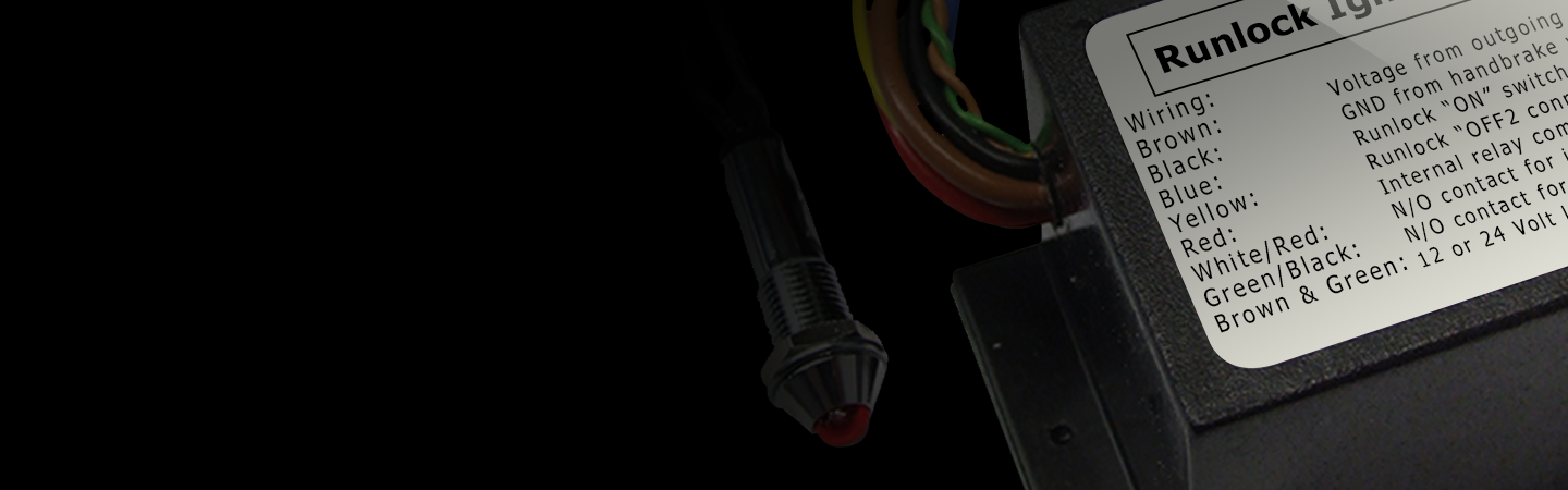 Runlock 2 Device on Right Hand Side Blending in from Black