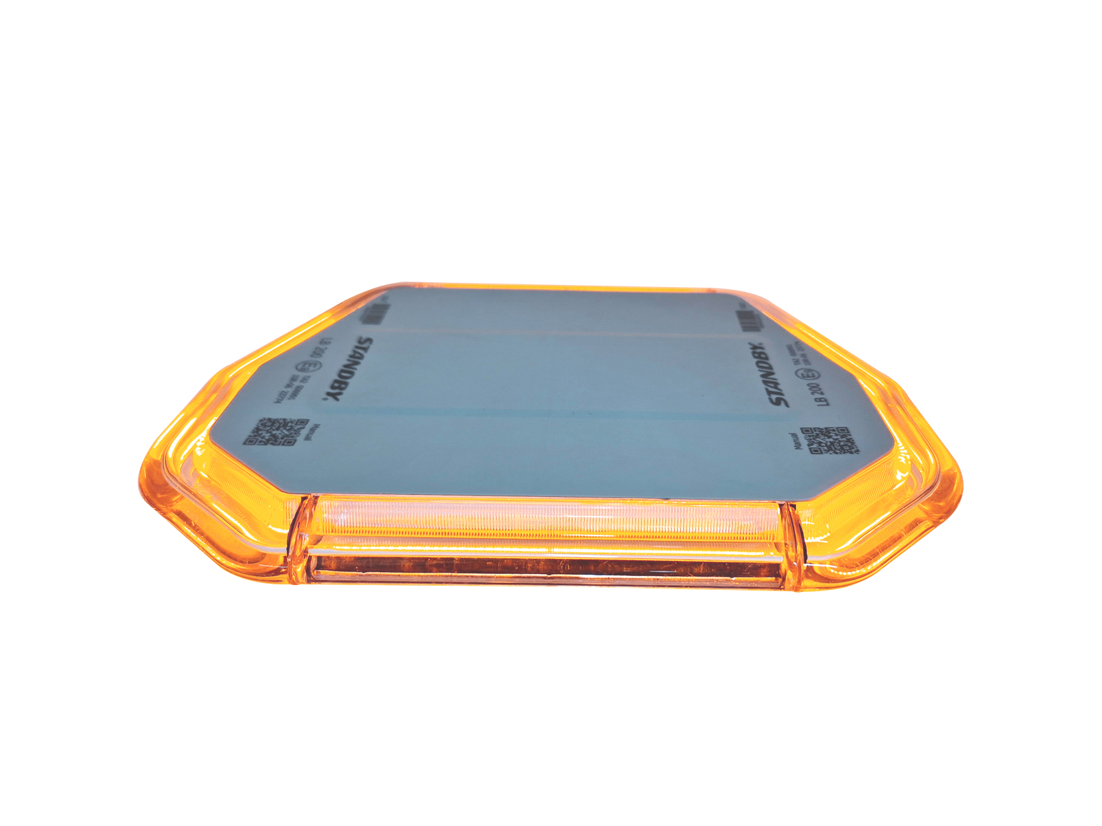 LB200 Mini Lightbar Front View Amber