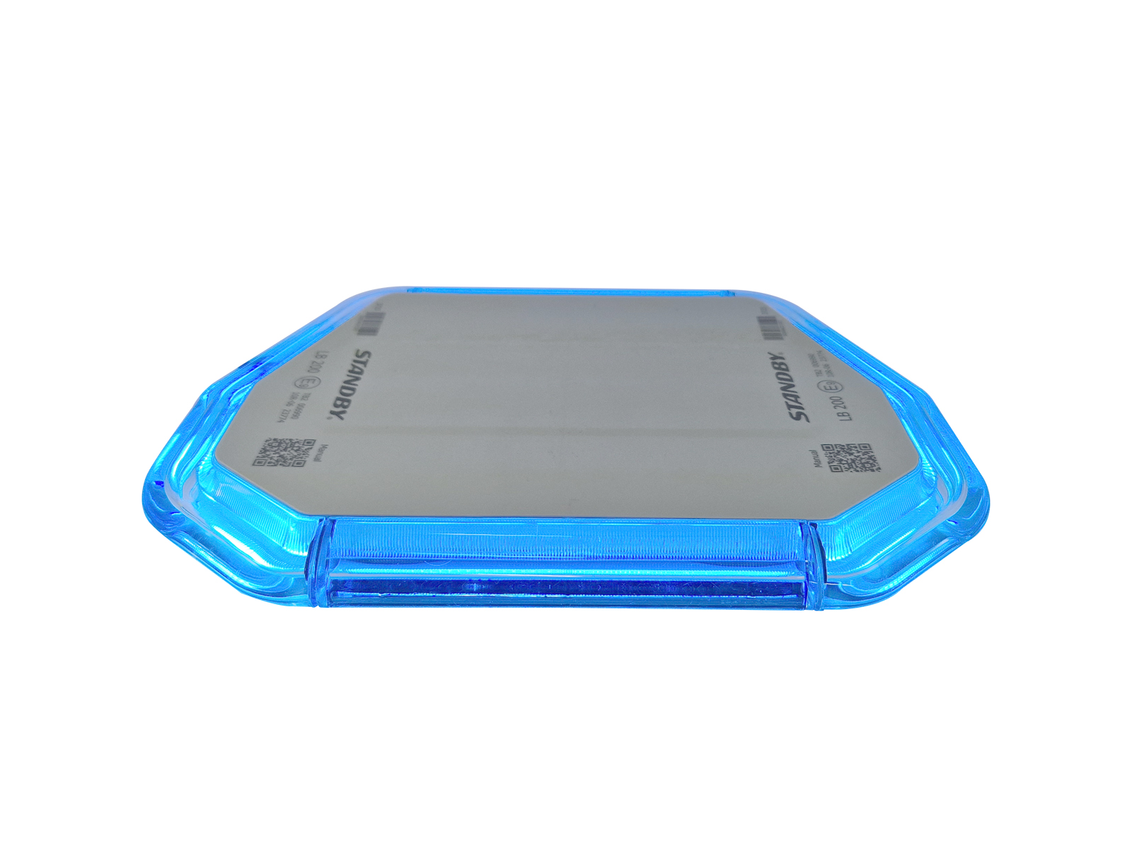 LB200 Mini Lightbar Front View Blue