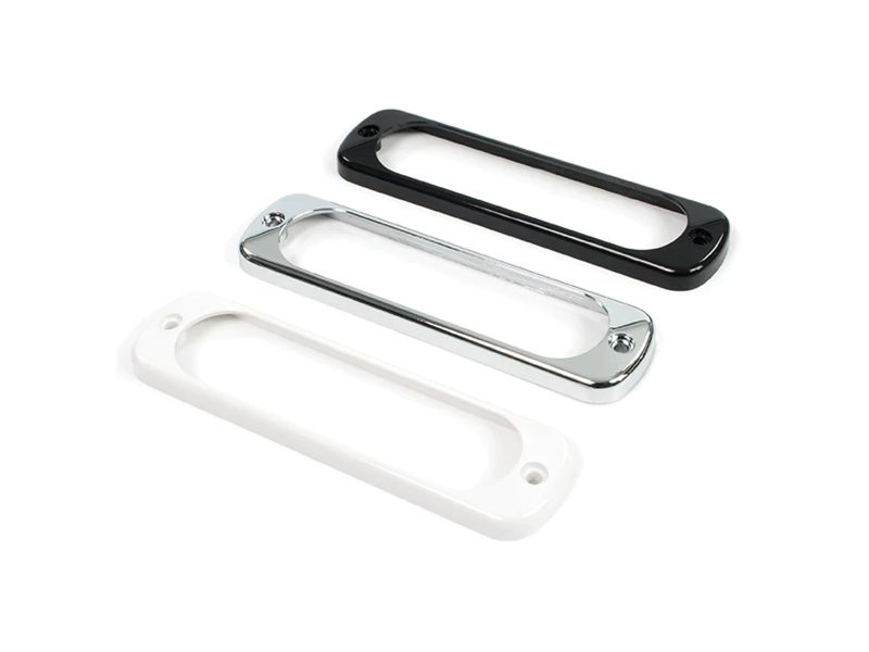 Super Thin LED Module High Gloss Mounting Bezels White, Chrome Effect and Black Angle View 12-Way