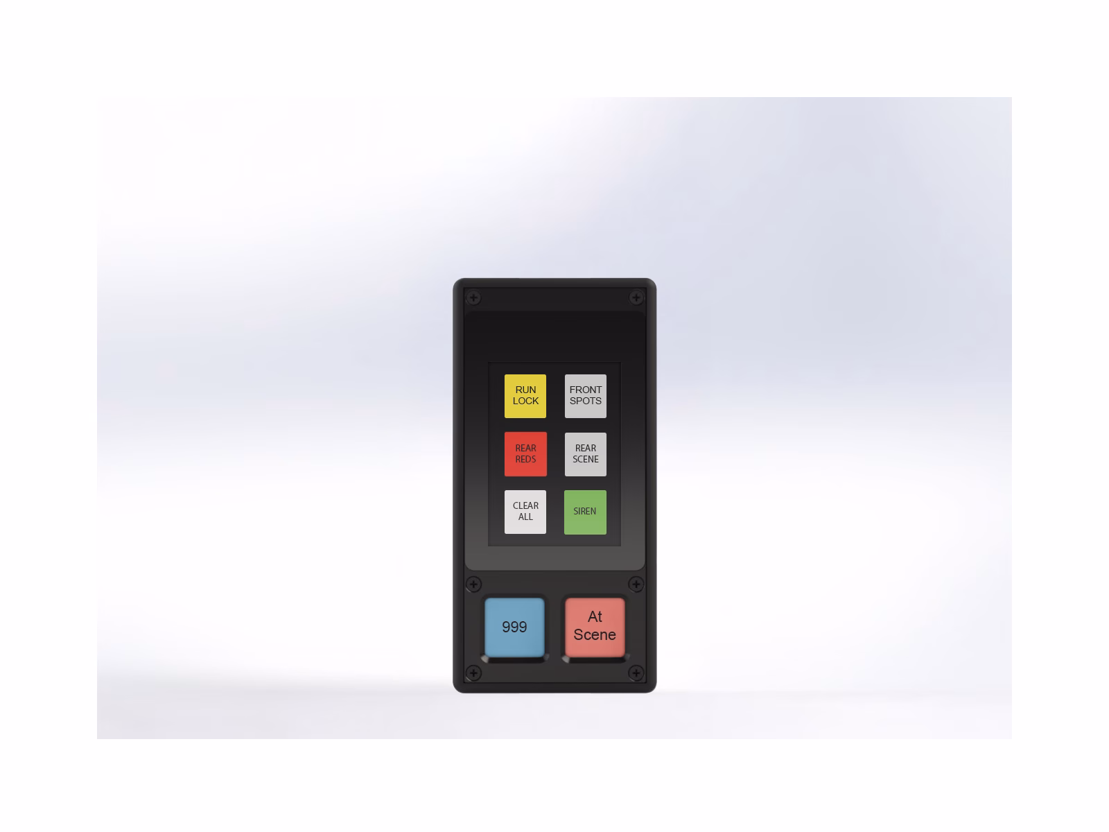 MCS-GT2 Handset Upright and Lit with Light Background