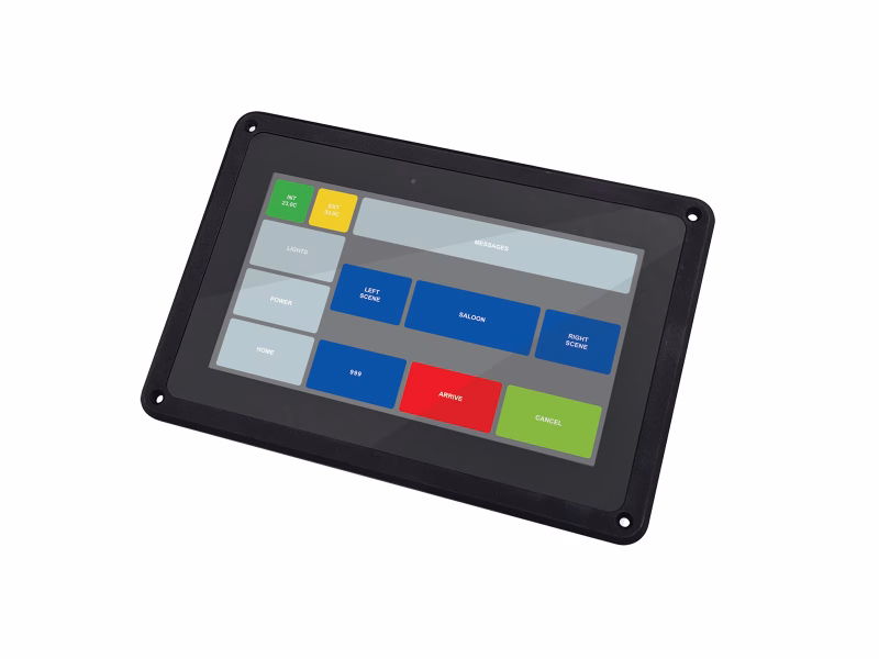 MCS-T70 at an angle, isolated on a white background, showing screen buttons.