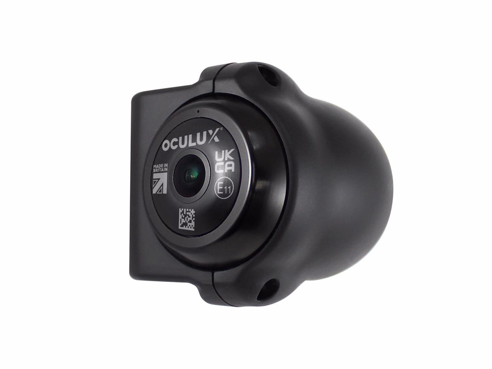 Top Angle View of Occulux® AeroCAM Camera Mount Kit complete with Oculux® Wide, 1080p, AHD CCTV Camera