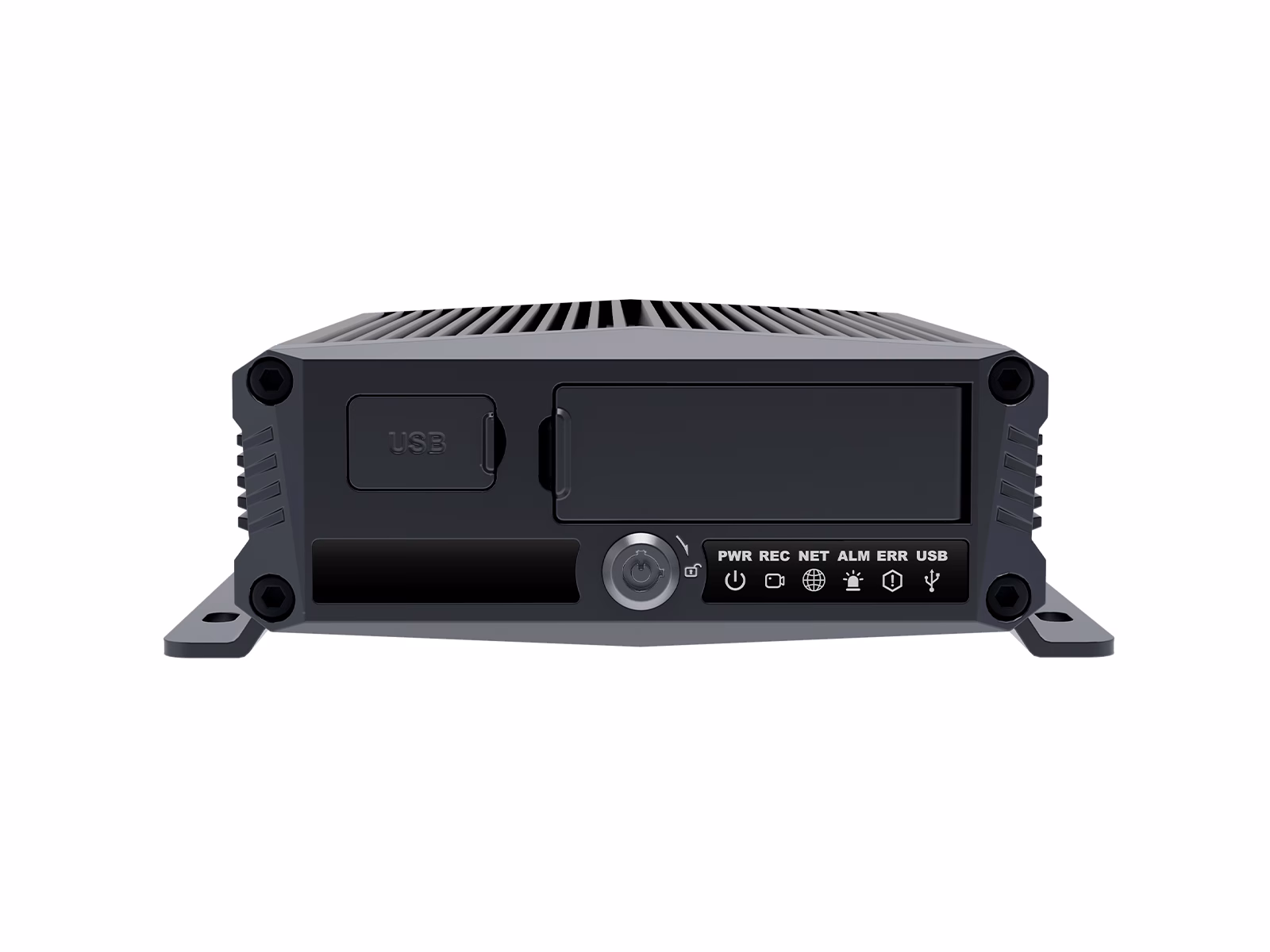 AEX-ST-DVR-M2 front view isolated on white background